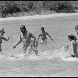 Tauranga Intermediate School children - beach outing