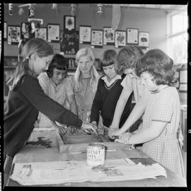 Katikati College art students