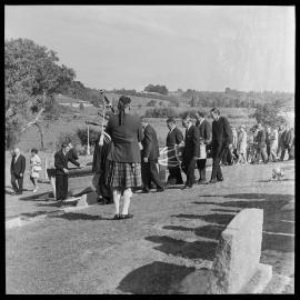 Mr Reid's funeral service