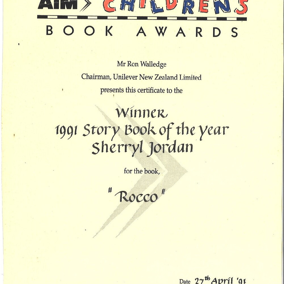 Certificate for Rocco, Apr 1991