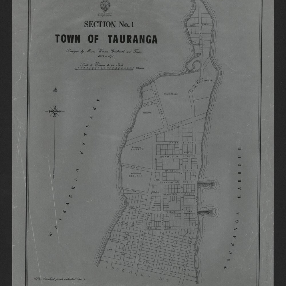 Town of Tauranga Historic Survey Maps