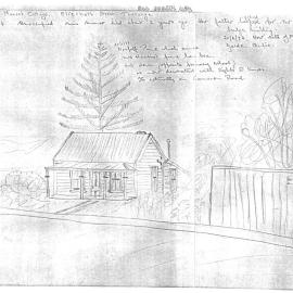 Miss Munro's Cottage, pencil sketch (copy)