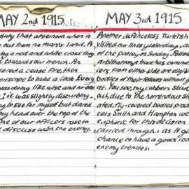Diary - HC - Abby Lane - 2 & 3 May 1915