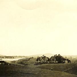 View from Gate Pa towards Parkvale Oct 1934