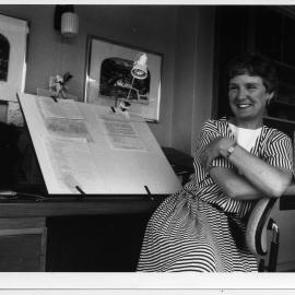 Lynley Dodd at work