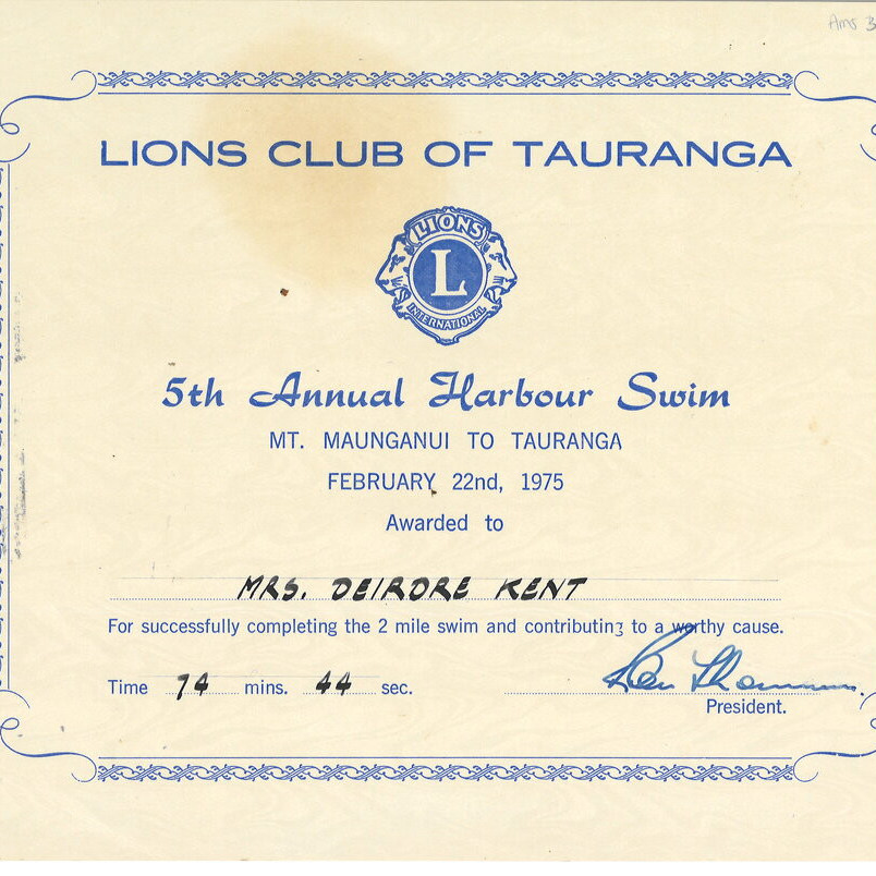 Tauranga Harbour Swim, 1975-1983
