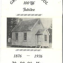 Greerton School 100th Jubilee programme and registration, 1976