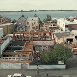 Demolition of the Masonic Hotel in 1993