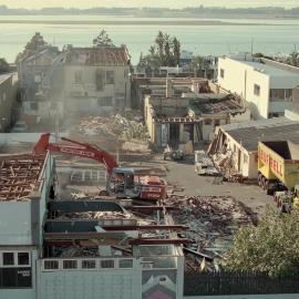 Demolition of the Masonic Hotel in 1993