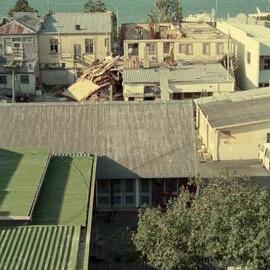 Demolition of the Masonic Hotel in 1993