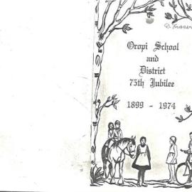 Oropi School and District 75th Jublilee 1899 - 1974