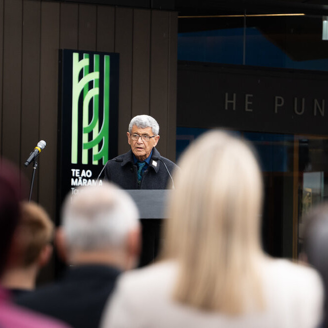 Dawn blessing and civic opening of Te Ao Mārama Tauranga Library and Community Hub, 2026 (Event)