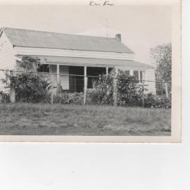 A picture of Hill Farm taken probably in the mid-1950s and located about where the Placemakers shop now is