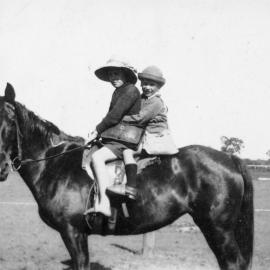 Children on horseback