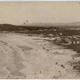 View from Mauao to Ocean beach