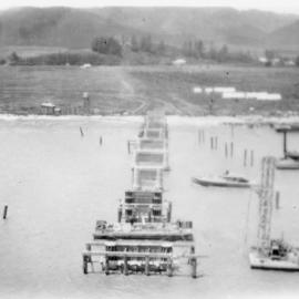 Wairoa river railway bridge