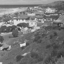 Mount Maunganui from Mauao 1950s