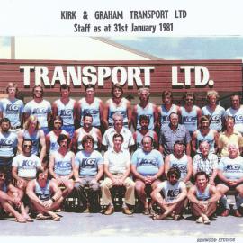 Kirk & Graham staff 1981