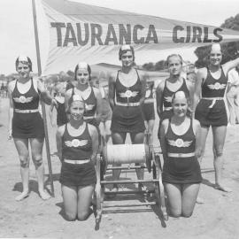 Surf lifesaving team 1930s