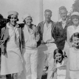Kitty Hardy at tennis courts