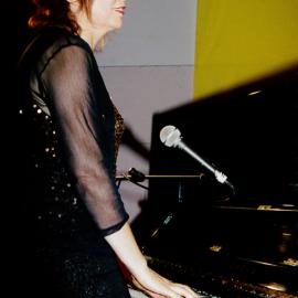Jan Preston on piano