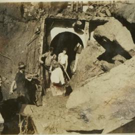 Rockfall at Omanawa Falls 1934