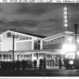Opening night at the Odeon cinema 1959