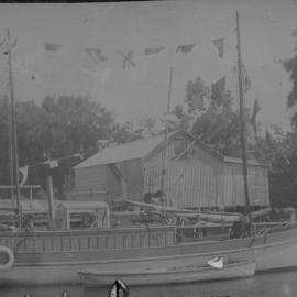 Katikati wharf c. 1900