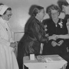 Nurses medal presentation 1953