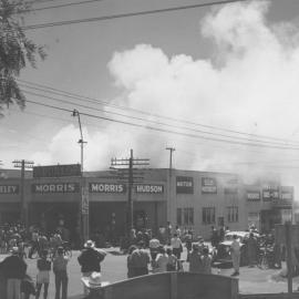 Ellis Motors fire 10 February 1948