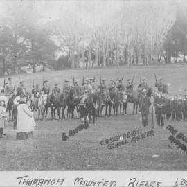 Tauranga Mounted Rifles 1903