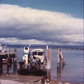 The Barge at Matakana Island 1981