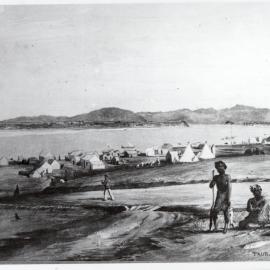 Sketch of military camp 1866