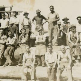 Workers at Timber Yard c. 1940