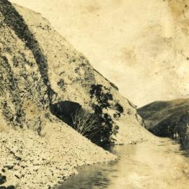 River scene with White Island donation c. 1928