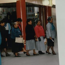 Tauranga Library Tukutuku Panels Blessing - Powhiri 1993
