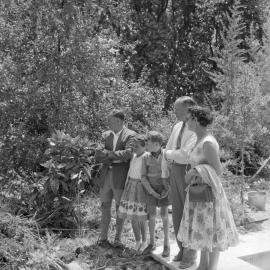 George Walsh with rescued boy, 1959