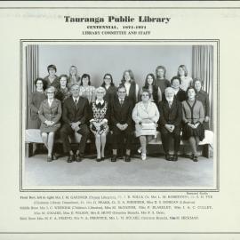Tauranga Library committee and staff