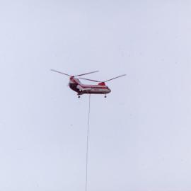 Helicopter for removing reservoir 2004