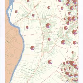 Tauranga population per Meshblock : age ranges Bethlehem, Wairoa River