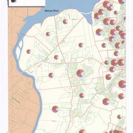 Tauranga population per Meshblock : age ranges Bethlehem, Wairoa River
