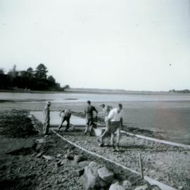 Boat ramp working party 1963