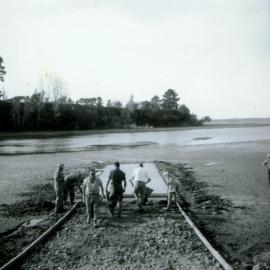 Boat ramp working party 1963