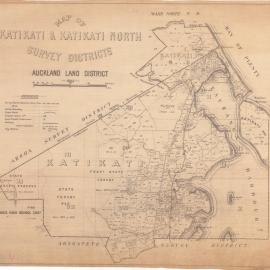 Katikati and Katikati North Survey Districts : Auckland Land District