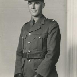 Major Keith Hume standing in uniform