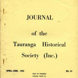 Journal of the Tauranga Historical Society Number 24