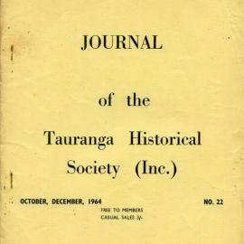 Journal of the Tauranga Historical Society Number 22