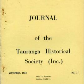 Journal of the Tauranga Historical Society Number 21