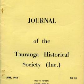 Journal of the Tauranga Historical Society Number 20
