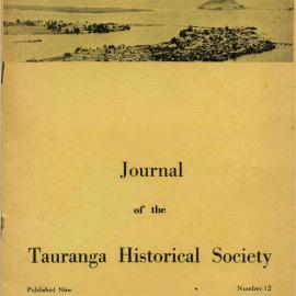 Journal of the Tauranga Historical Society Number 12